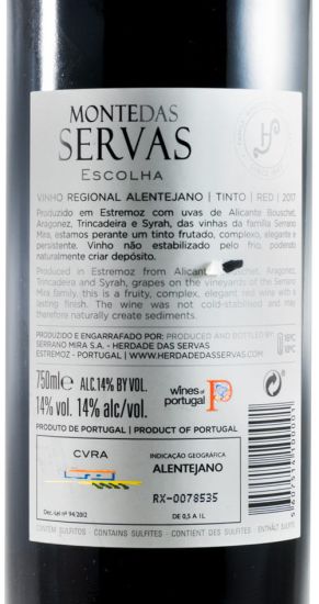 2017 Monte das Servas Escolha red