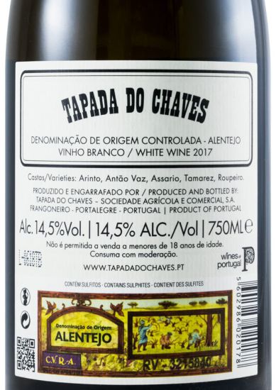2017 Tapada do Chaves white