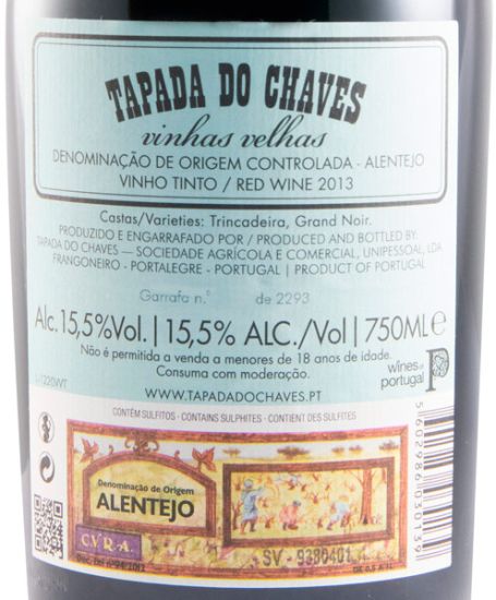 2013 Tapada do Chaves Vinhas Velhas tinto