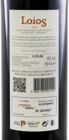 2018 João Portugal Ramos Loios tinto