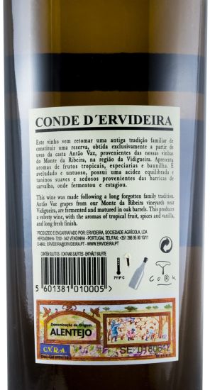 2018 Conde D'Ervideira Reserva branco