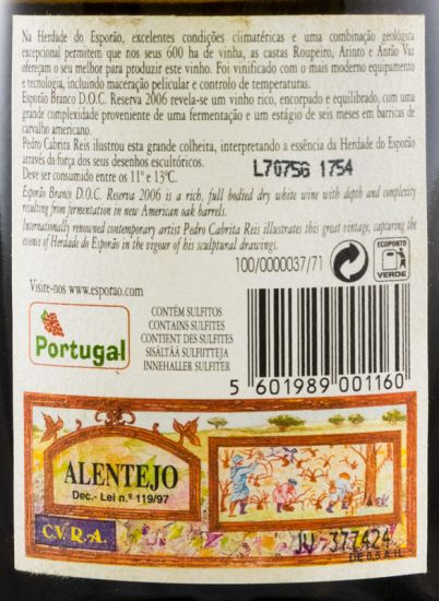 2006 Esporão Reserva white