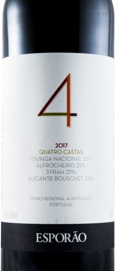 2017 Herdade do Herdade Quatro Castas red