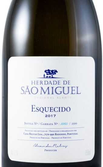 2017 Herdade de São Miguel Esquecido white