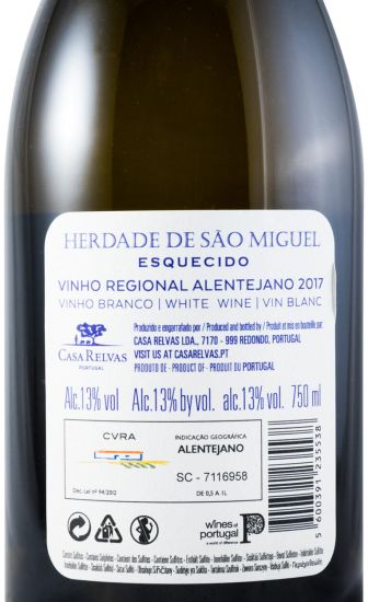 2017 Herdade de São Miguel Esquecido white
