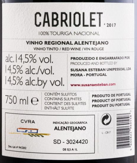 2017 Susana Esteban Cabriolet red