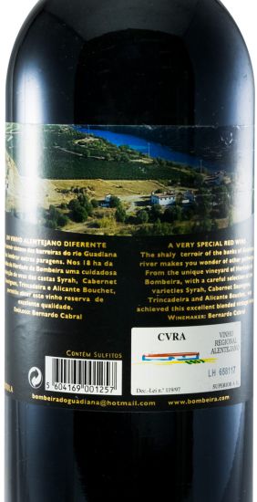 2008 Bombeira do Guadiana Reserva red 1.5L