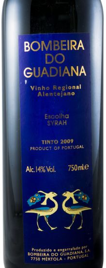 2009 Bombeira do Guadiana Syrah red