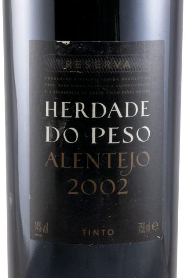 2002 Herdade do Peso Reserva tinto