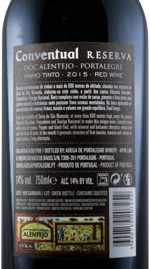 2015 Conventual Reserva red