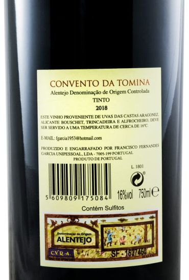 2018 Convento da Tomina red