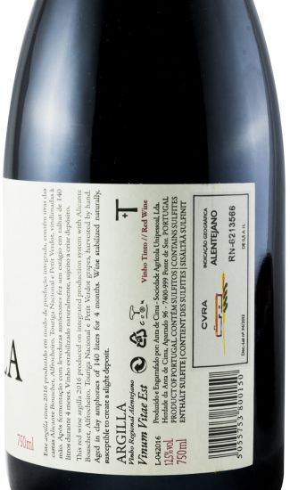 2016 Talha de Argilla tinto