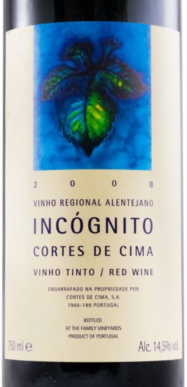 2008 Cortes de Cima Incógnito tinto