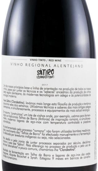 2017 Sátiro Clandestino tinto