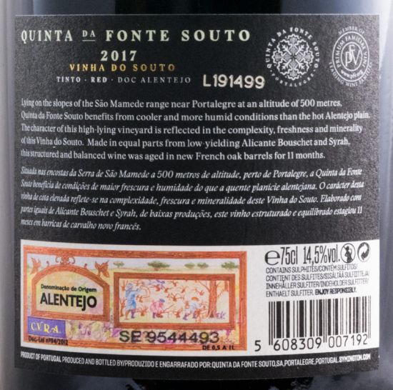 2017 Quinta da Fonte Souto Vinha do Souto tinto