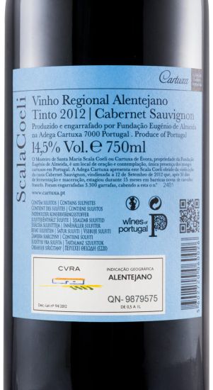 2012 Scala Coeli Cabernet Sauvignon tinto