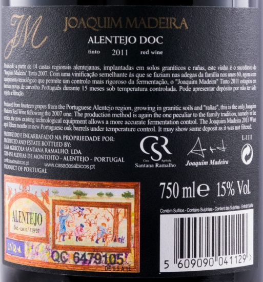 2011 Joaquim Madeira red