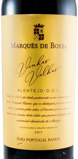 2017 João Portugal Ramos Marquês de Borba Vinhas Velhas red