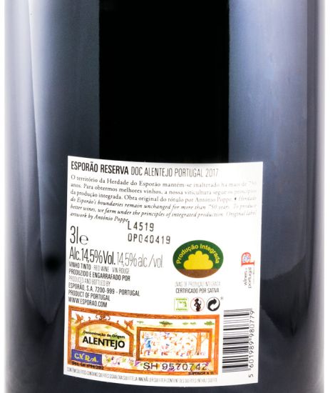 2017 Esporão Reserva tinto 3L