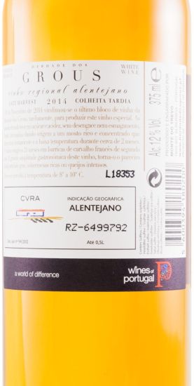 2014 Herdade dos Grous Late Harvest white 37.5cl