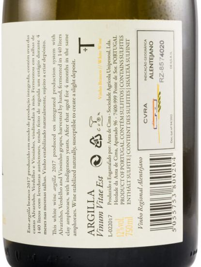 2017 Talha de Argilla white