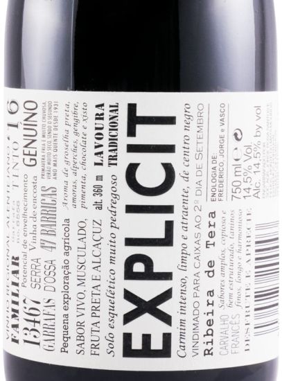 2016 Explicit tinto
