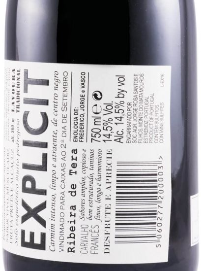 2016 Explicit tinto