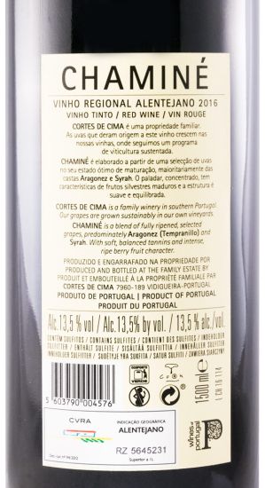 2016 Cortes de Cima Chaminé red 1.5L