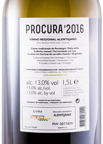 2016 Susana Esteban Procura Vinhas Velhas branco 1,5L