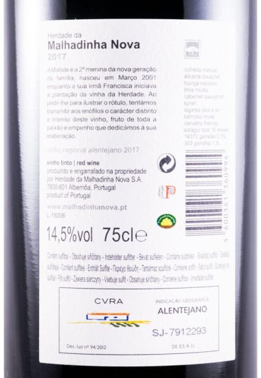 2017 Malhadinha red