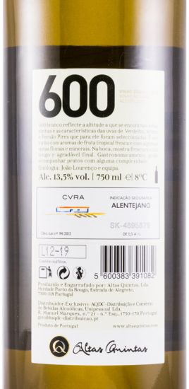 2018 Altas Quintas 600 white