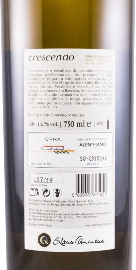 2018 Altas Quintas Crescendo branco