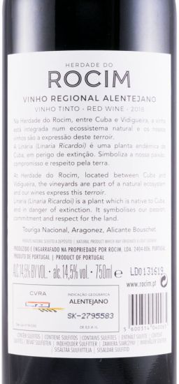 2018 Herdade do Rocim red