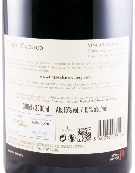 2017 Tiago Cabaço Vinhas Velhas tinto 3L