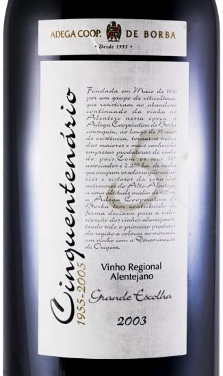 2003 Borba Cinquentenário Grande Escolha tinto 3L