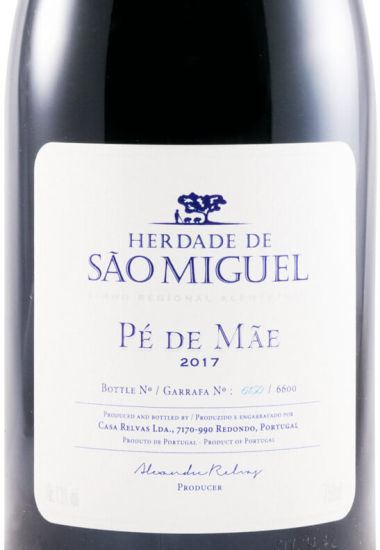 2017 Herdade de São Miguel Pé de Mãe red