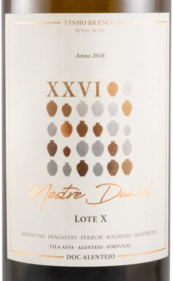 2018 Mestre Daniel XXVI Talhas Lote X branco