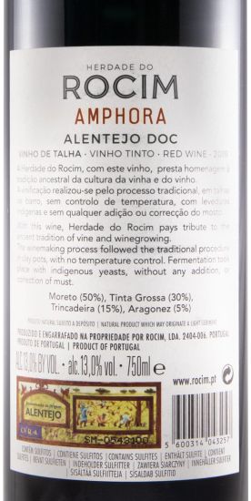 2019 Herdade do Rocim Amphora tinto