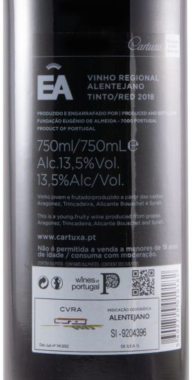 2018 Fundação Eugénio de Almeida EA tinto