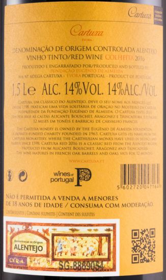 2016 Cartuxa tinto (caixa de madeira) 1,5L