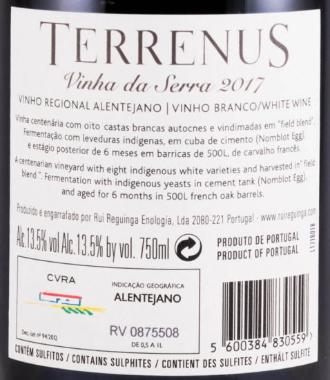 2017 Terrenus Vinha da Serra branco