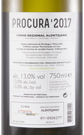 2017 Susana Esteban Procura Vinhas Velhas white
