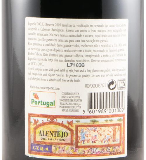 2005 Esporão Reserva red