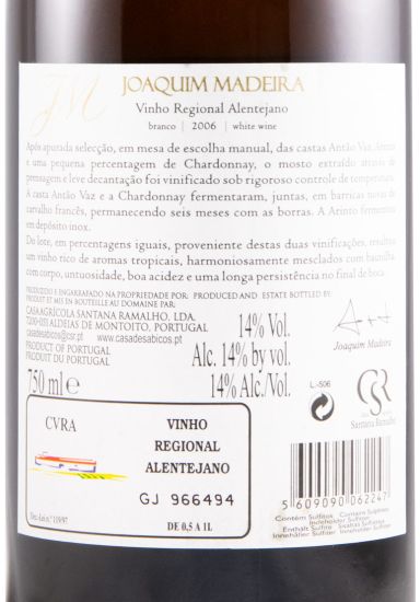 2006 Joaquim Madeira white