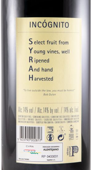 2011 Cortes de Cima Incógnito red 1.5L