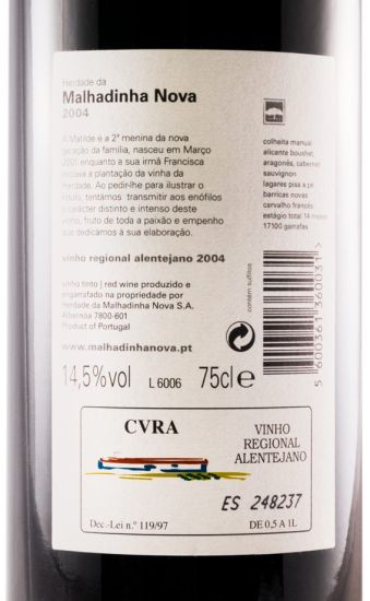 2004 Malhadinha red