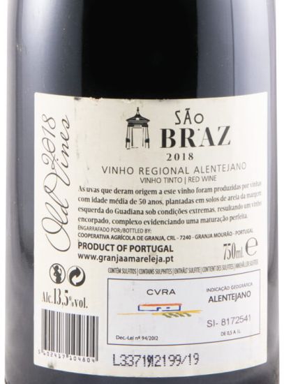 2018 São Braz Old Wines tinto