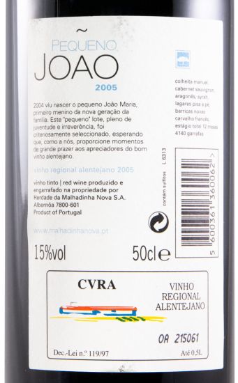 2005 Pequeno João red 50cl
