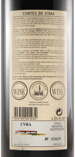2000 Cortes de Cima tinto