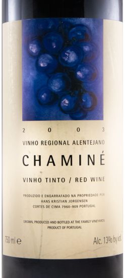 2003 Cortes de Cima Chaminé red